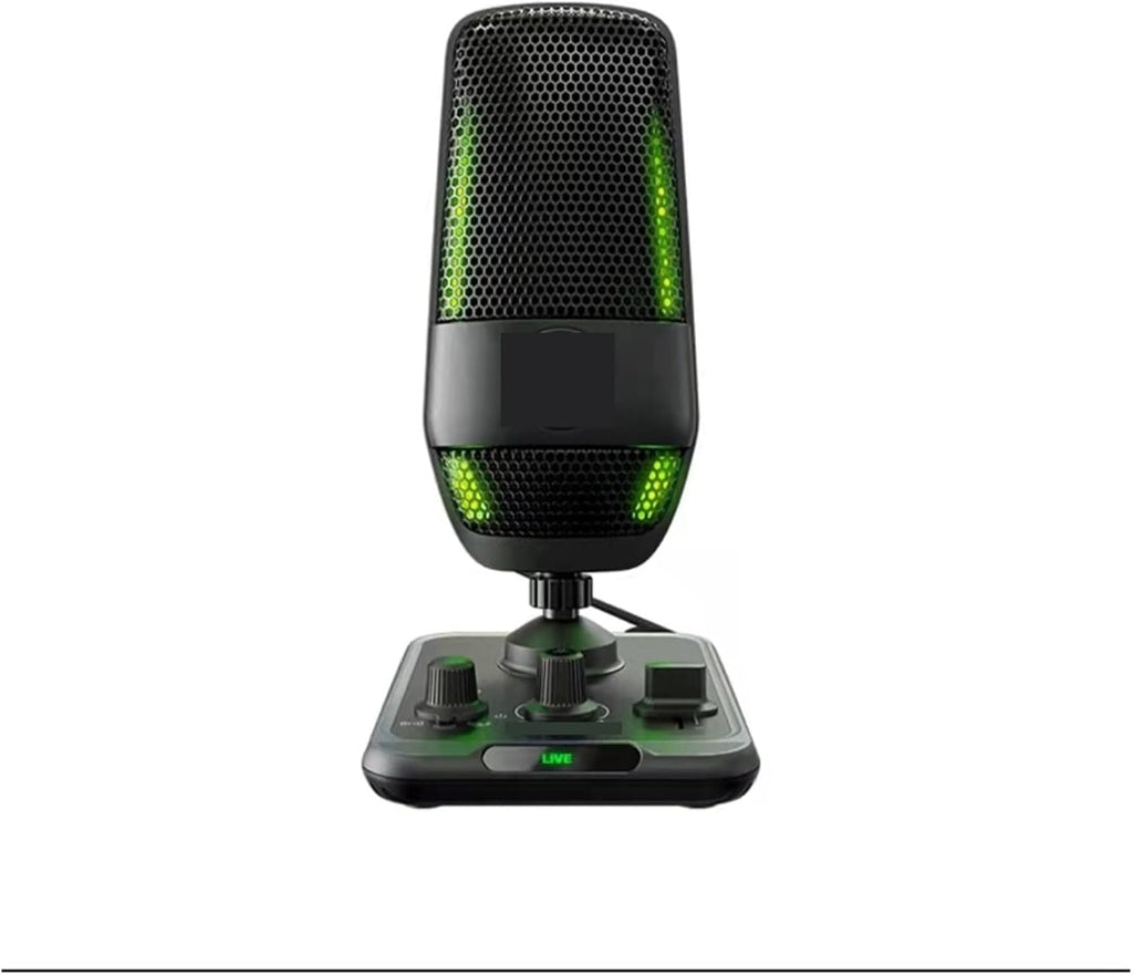 Microphone Studio Grade Capacitor Game Microphone Repair Sound Live Equipment Computer Microphone Suitable for Anchor, Dubbing Studio, Recording, st