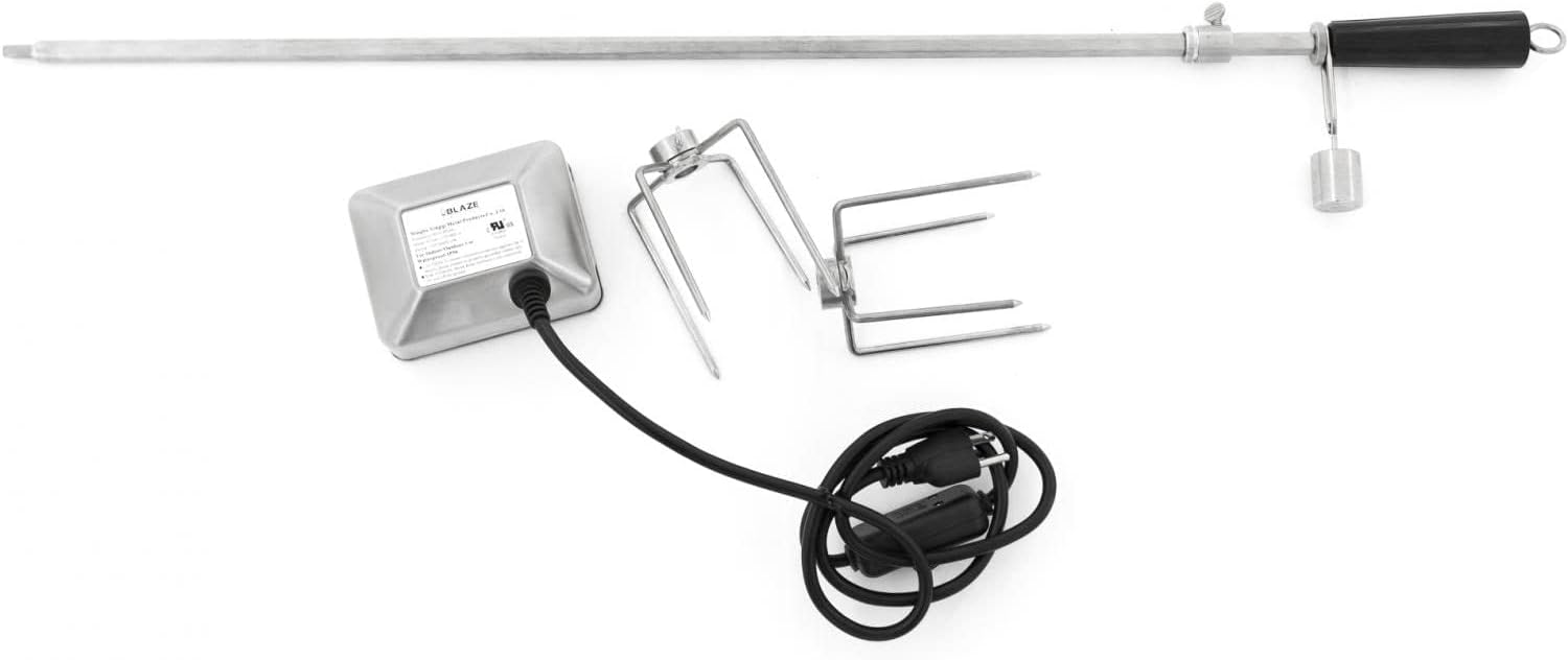 Blaze Rotisserie Kit for 40-Inch 5-Burner Gas Grills - BLZ-5-ROTIS-SS