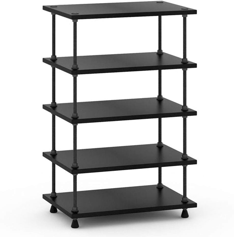 Salamander Designs A5/B Archetype Audio/Video Shelf, 5.0 - Black