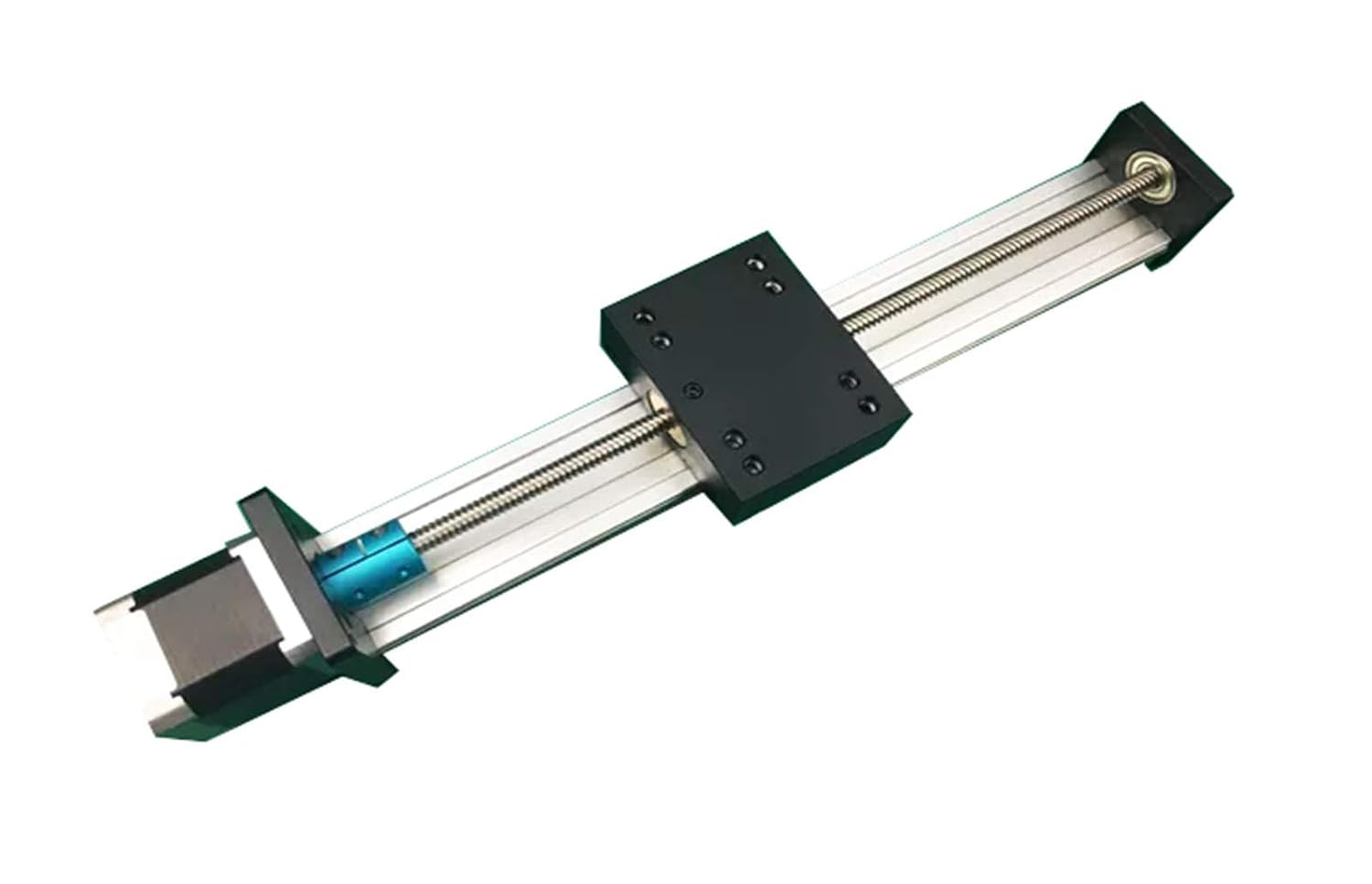 100mm Effective Travel Length, T-Nut and Lead Screw Linear Guide Slide Memory T8 x 2 with 42 Stepper Motor Nema 17, STK Series Motion Sliding Table System, for CNC and 3D Printer