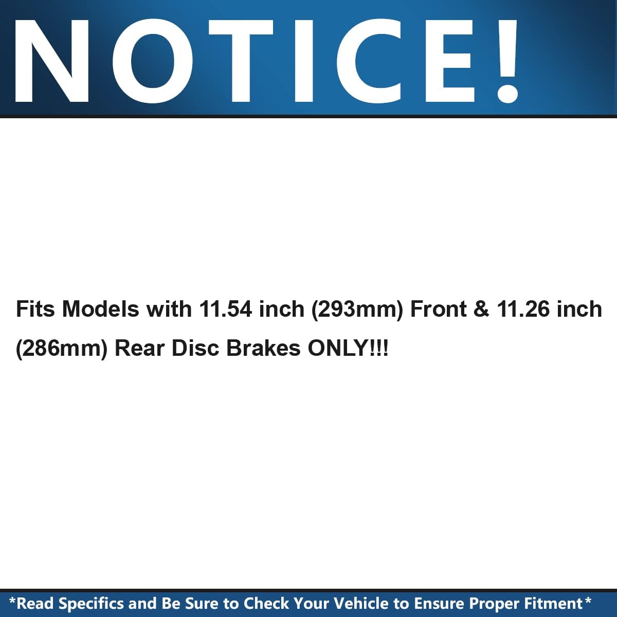 Detroit Axle - Brake Kit for Subaru Impreza Forester Legacy Outback 11.54'' inch Front & 11.26' inch Rear Disc Brake Rotors Ceramic Brake Pads Front and Rear Replacement, Brakes and Rotors