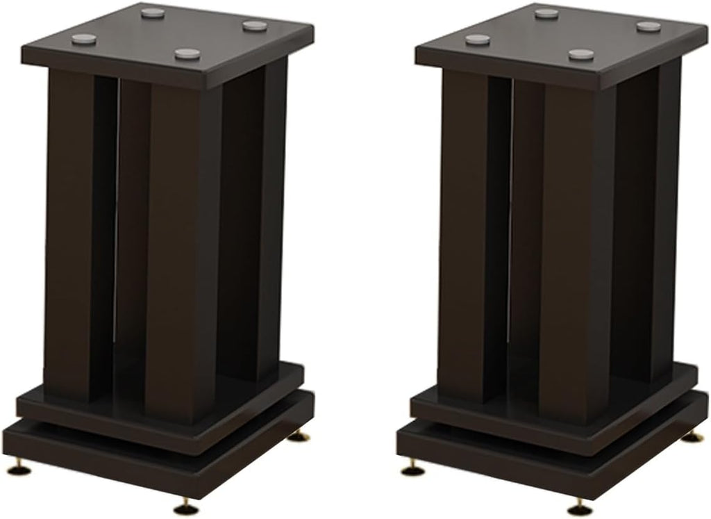 Aimery Floor Speaker Stands Pair, Professional Audio Stand Brackets, Metal Steel Floor Standing, Bookshelf Speaker Stands, Stand for Speakers(50cm/19.7in)