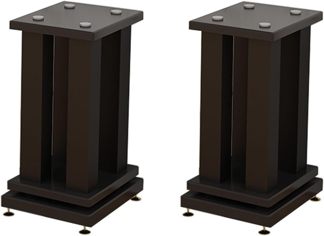 Aimery Floor Speaker Stands Pair, Professional Audio Stand Brackets, Metal Steel Floor Standing, Bookshelf Speaker Stands, Stand for Speakers(50cm/19.7in)