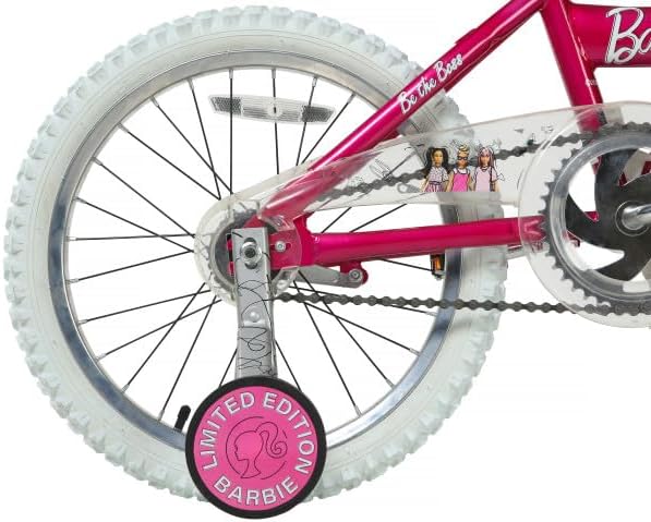 Dynacraft Barbie 12, 16, 18-inch Girls' Bike for Kids Ages 3-9 Years - Fun and Stylish Design, Sturdy and Durable, Perfect for Kids Learning to Ride, Easy to Assemble, Ideal for Young Riders