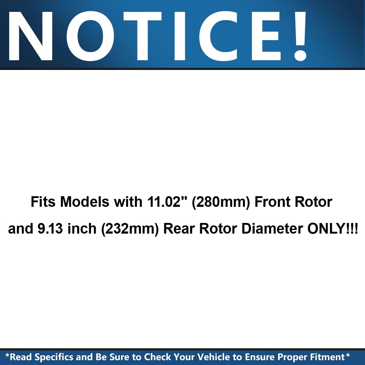 Detroit Axle - Brake Kit for Volkswagen Beetle Golf City Jetta Brakes Rotor and Ceramic Brake Pads Replacement: 11.02' inch Front Rotor and 9.13' inch Rear Rotor