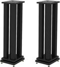Aimery Floor Speaker Stands Pair, Professional Audio Stand Brackets, Metal Steel Floor Standing, Bookshelf Speaker Stands, Stand for Speakers(70cm/27.6in)