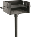 Guide Gear Heavy-Duty Park-Style Charcoal BBQ Grill for Camping, Outdoor Cooking, Backyard, Patio, Camp Grilling Barbecues, 15.5' x 15' x 8.25'h.