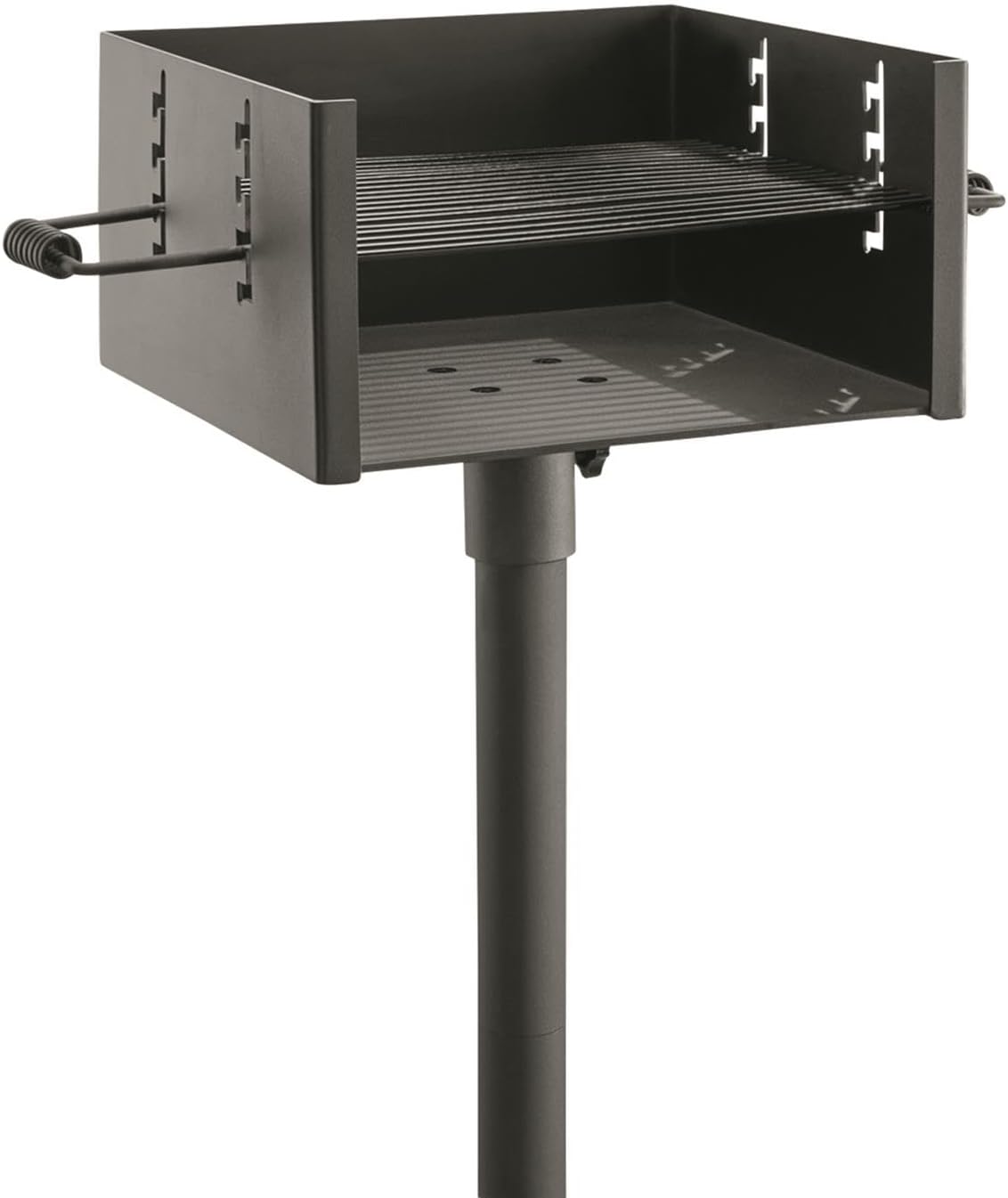 Guide Gear Heavy-Duty Park-Style Charcoal BBQ Grill for Camping, Outdoor Cooking, Backyard, Patio, Camp Grilling Barbecues, 15.5' x 15' x 8.25'h.