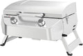 Nexgrill Stainless Steel 2-Burner Portable Gas Grill with Locking Lid, Folding Legs, 20,000 BTUs, 251 SQ In Cooking Space, Tabletop Grill for Camping, Outdoor Cooking, Patios, and More - 820-0007GE