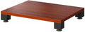 4-Tier Media Cabinet, Audio Video Stand, Corner TV Stand with Ample Storage for Small Spaces, Teak Finish, Perfect for Stereo and Media Equipment, 23.6'x18.8'x3.9'