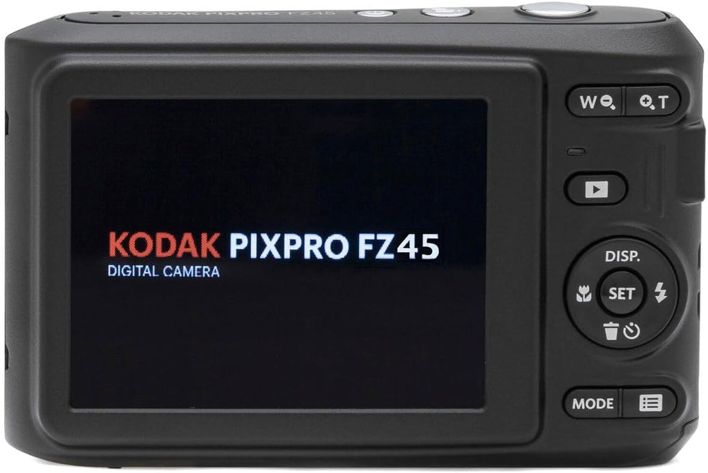 Kodak PIXPRO FZ45 Digital Camera, 16MP Point & Shoot with 4X Optical Zoom, 27mm Wide Angle, 2.7 Inch LCD, 1080p Video, Black