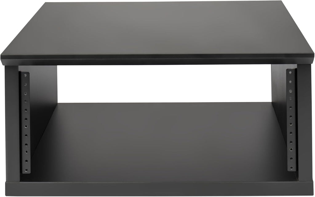 Gator Frameworks Elite Furniture Series 4U Wood Desktop Studio Rack in Standard Black Finish (GFW-ELITERK-4U-BLK)
