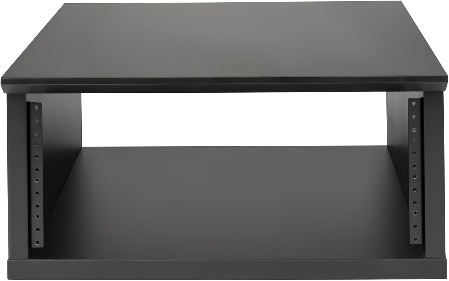 Gator Frameworks Elite Furniture Series 4U Wood Desktop Studio Rack in Standard Black Finish (GFW-ELITERK-4U-BLK)