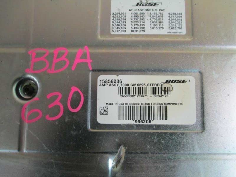 fits Audio Equipment Radio Amplifier Speaker Fits 05-11 STS 15856206