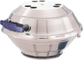 Magma A10-205 Marine Kettle Portable Gas Grill - Stainless Steel BBQ for Boats - Wind-Resistant Design, Safe Propane Connection, Stay Cool Handle - 15' Diameter
