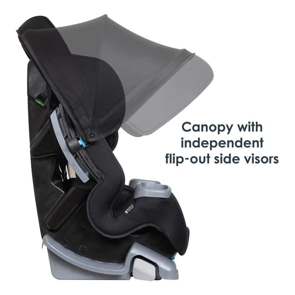 Baby Trend Cover Me 4 in 1 Convertible Car Seat Bundle with Canopy, Quartz Pink and Scooter