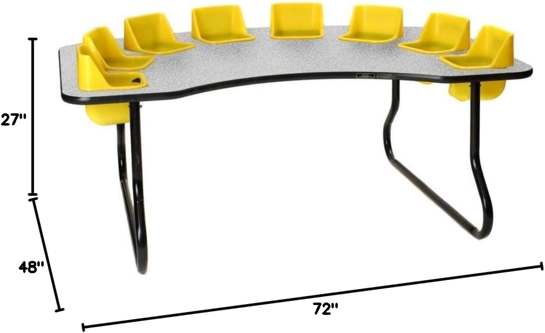 Toddler Table 8 Seat Table, 27' Tall