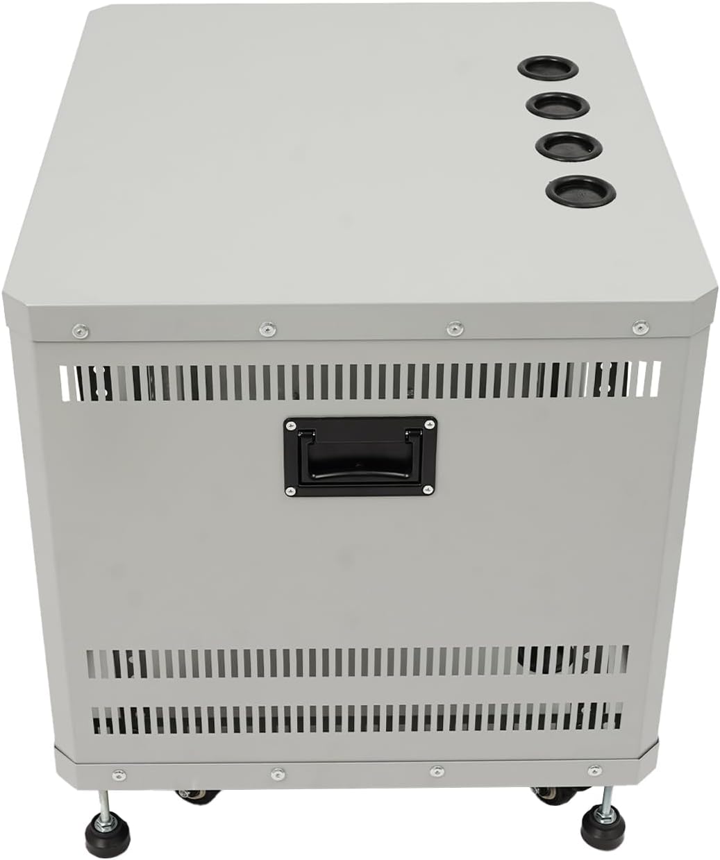 Network Audio Rack with Wheels, Steel Server Rack Cabinet for AV Equipment, Amplifiers, Network Gear, Rolling Universal Rack with Cable Management & Ventilation (Gray, 9U)