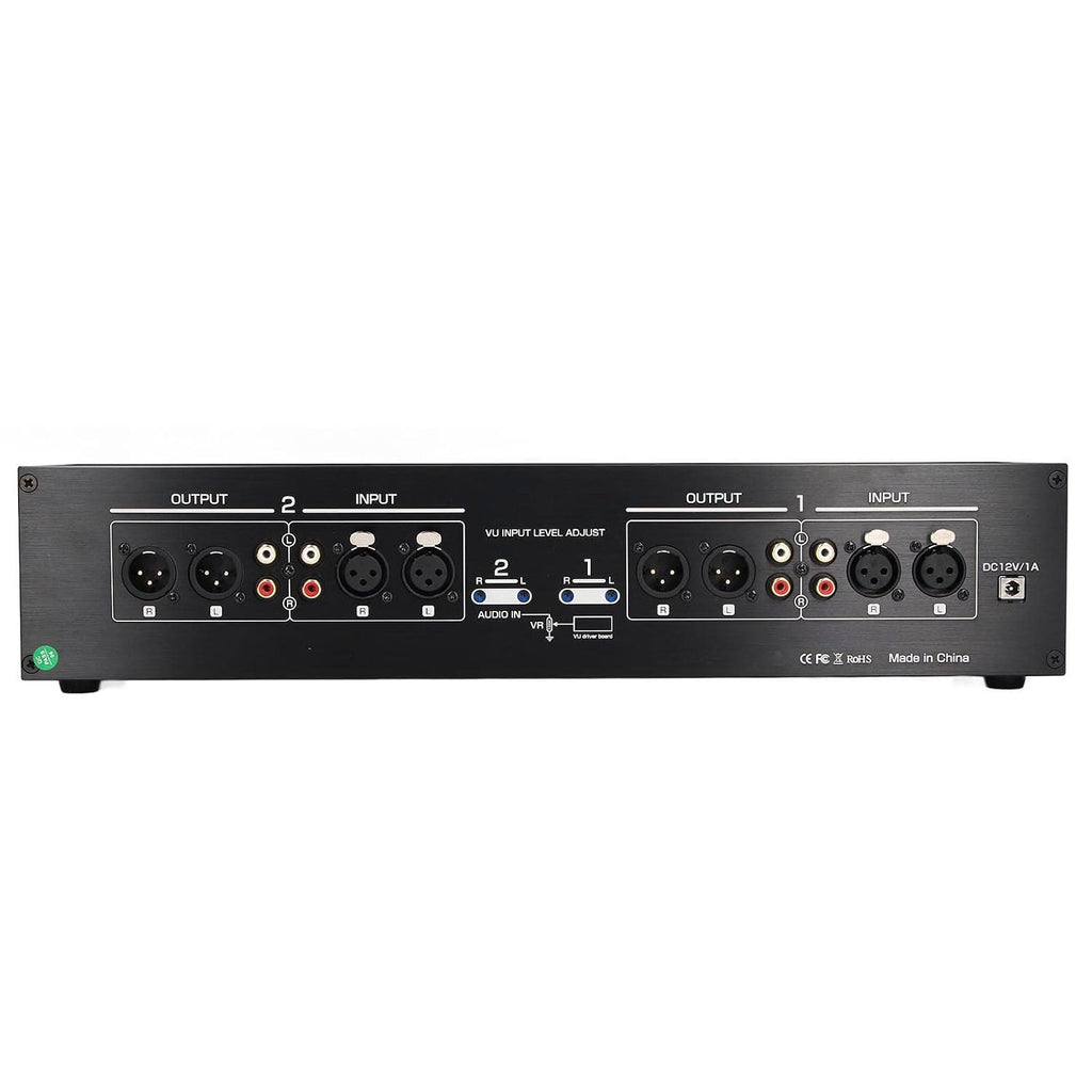4 Way VU Meter 3 Gain DC 12V 1A Power Off Data Storage Analog Sound Level Meter for Audio Equipment