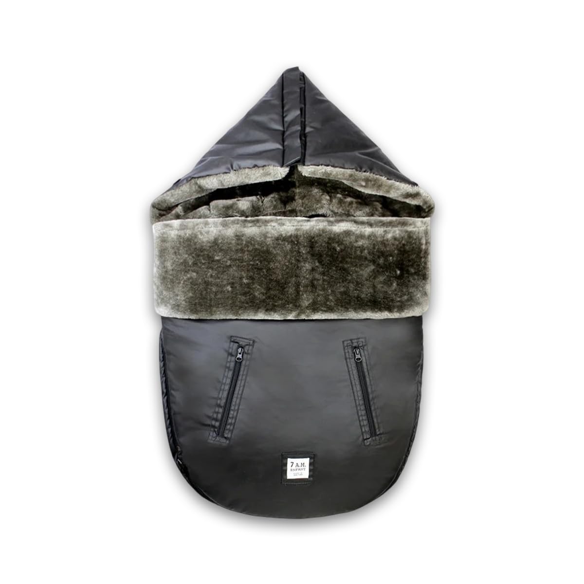 7 A.M. 7AM Enfant Universal Stroller Footmuff - Water Repellent Winter Bunting Bag for Strollers & Car Seats, Soft Micro-Fleece & Plush Lined Stroller Footmuff for Baby Boy & Girl | WaxedPOD