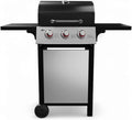 GasOne GP-1030S One 3 Burner Stainless Steel– Outdoor Cabinet Style with Wheels-High-Temperature Paint Coating Gas BBQ Grill – Elegant and Luxurious Design, Black