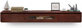 TV Table Unit for TVs, Modern TV Cabinet Floating TV Shelf Wall Shelf Home Entertainment Center TV Stand Media TV Console Audio-visual Equipment Shelves Storage Cabinet With drawer Brown 140/160cm