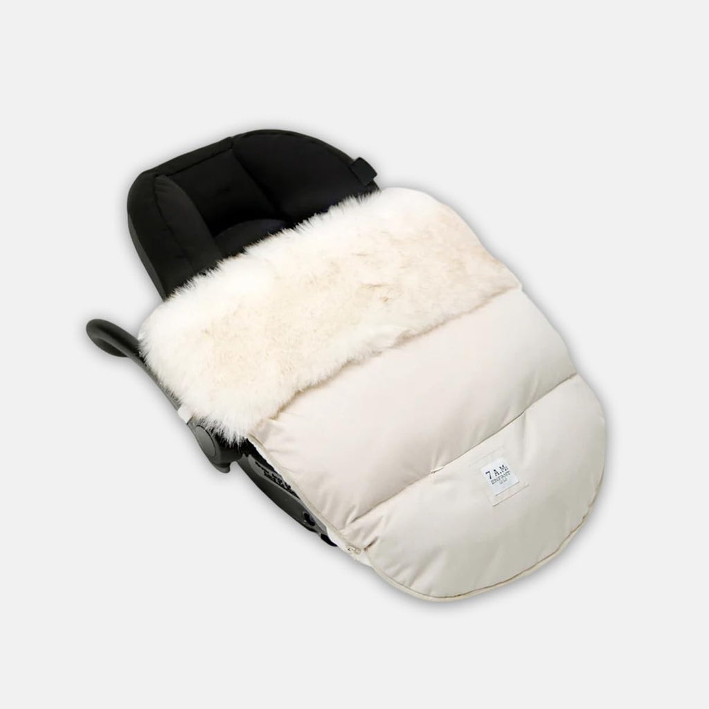 7AM Enfant Universal Stroller Footmuff - Water Repellent Winter Bunting Bag for Car Seats, Soft Micro-Fleece & Plush Lined Stroller Footmuff for Baby Boy & Girl | TundraPOD