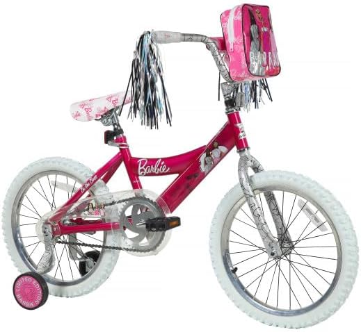 Dynacraft Barbie 12, 16, 18-inch Girls' Bike for Kids Ages 3-9 Years - Fun and Stylish Design, Sturdy and Durable, Perfect for Kids Learning to Ride, Easy to Assemble, Ideal for Young Riders