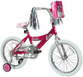 Dynacraft Barbie 12, 16, 18-inch Girls' Bike for Kids Ages 3-9 Years - Fun and Stylish Design, Sturdy and Durable, Perfect for Kids Learning to Ride, Easy to Assemble, Ideal for Young Riders
