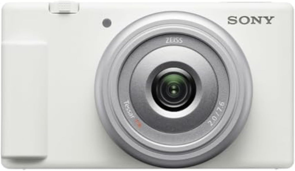 Sony ZV-1F Vlog Camera for Content Creators and Vloggers White