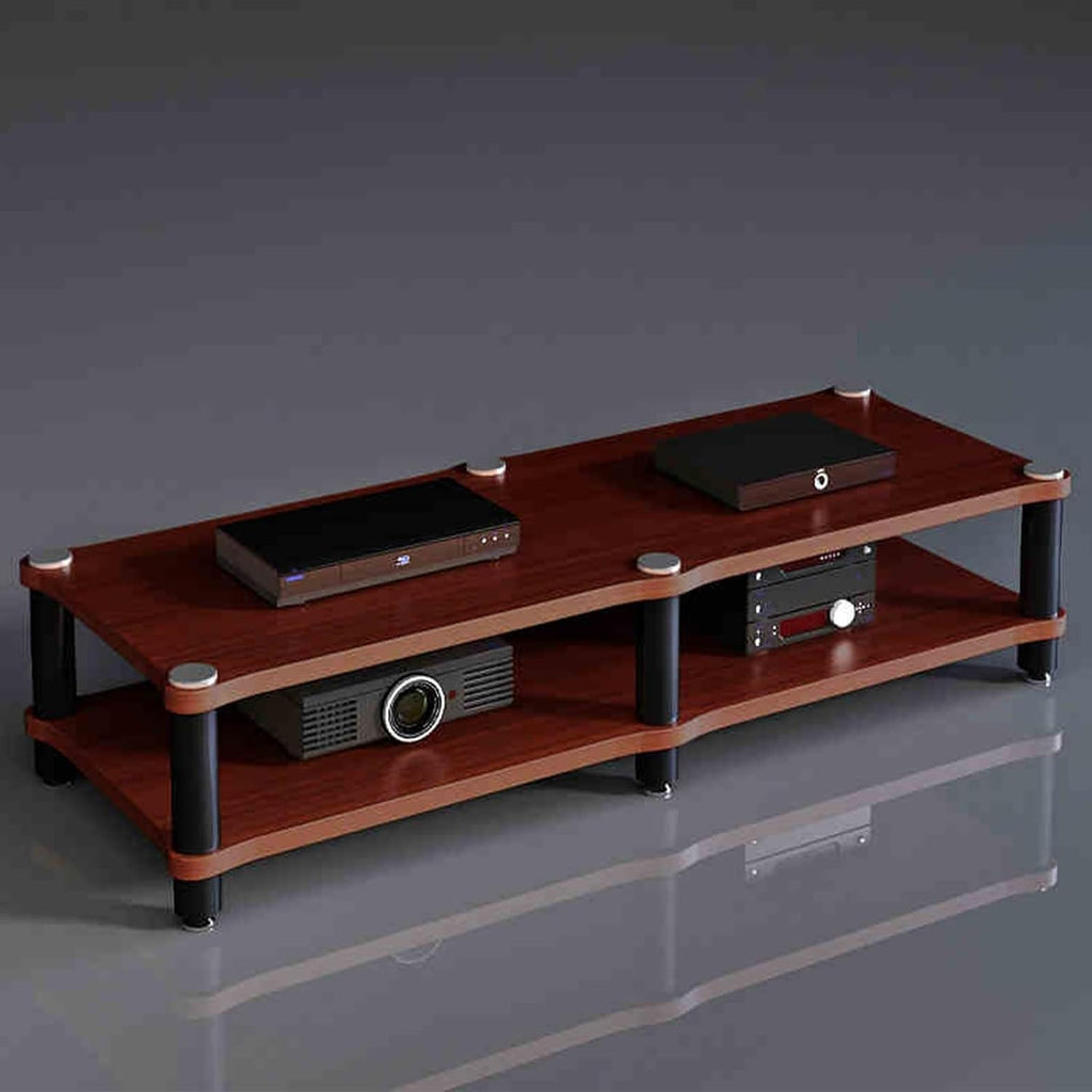 Audio Rack, Portable Media Storage Rack,Media Storage,Modern Cabinet with Cable Management,for Entertainment Stereo Components, for HiFi Audio Equipment
