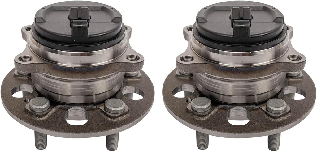TRQ Front Left and Right Wheel Bearing and Hub Assembly Set 2 Piece Compatible with 2019-2022 Genesis G70 Rear Wheel Drive 2018-2019 Kia Stinger Rear Wheel Drive