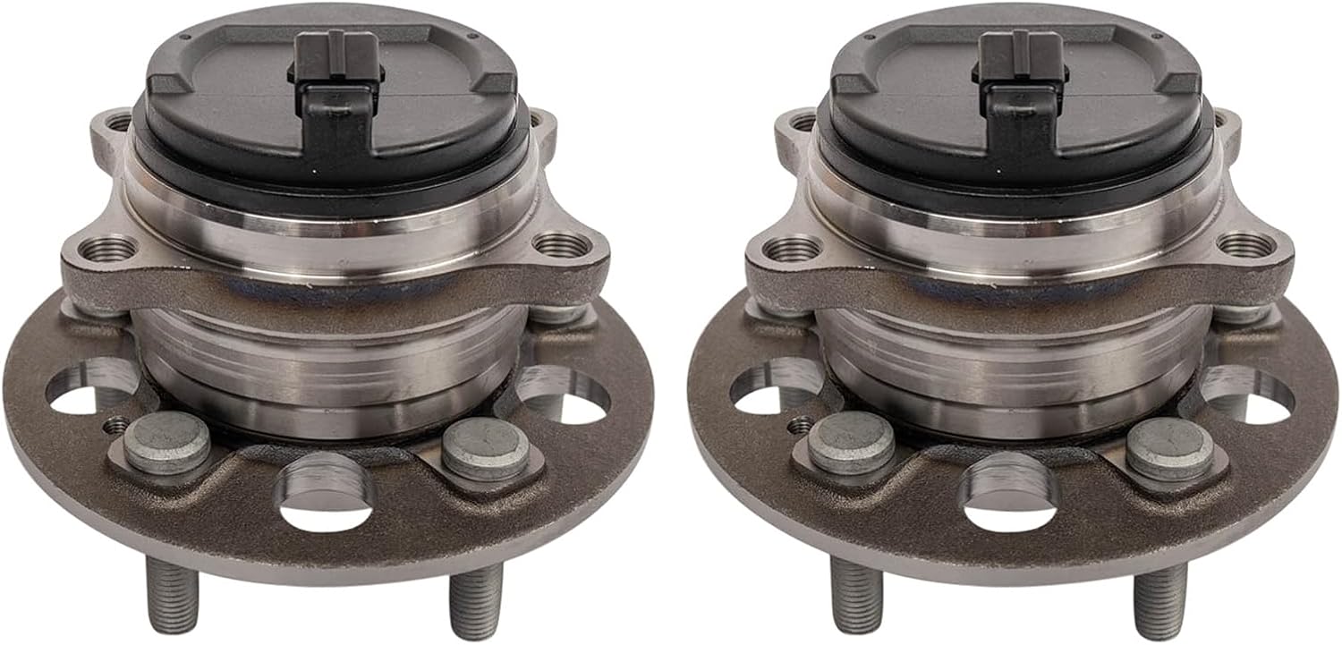 TRQ Front Left and Right Wheel Bearing and Hub Assembly Set 2 Piece Compatible with 2019-2022 Genesis G70 Rear Wheel Drive 2018-2019 Kia Stinger Rear Wheel Drive