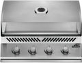 Napoleon Built-In 500 Series 32-Inch Built-In Gas Barbecue Grill Head - BI32NSS - Marine Grade Stainless Steel, Natural Gas, 4 Main Burners, 7.5 mm Stainless Steel Grids, Dual Level Stainless Steel Sear Plates