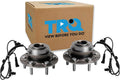 TRQ Front Wheel Bearing and Hub Assembly Set 2 Piece for Models with 22 INCH Factory Wheels ONLY Compatible with 19-24 Ram 1500