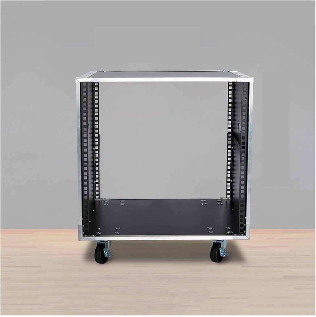 Portable Network Rack，Open Frame Rack，for Servers & AV Gear，with Caster Built-in Handle Network Rack， Rolling Network Rack（16U -87x52.5cm） (Size : 8U-49.5X52.5CM)