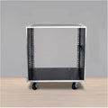 Portable Network Rack，Open Frame Rack，for Servers & AV Gear，with Caster Built-in Handle Network Rack， Rolling Network Rack（16U -87x52.5cm） (Size : 8U-49.5X52.5CM)