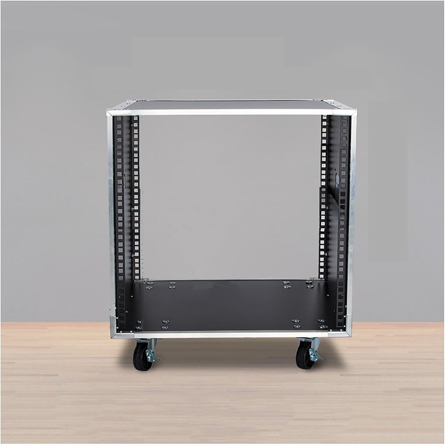 Portable Network Rack，Open Frame Rack，for Servers & AV Gear，with Caster Built-in Handle Network Rack， Rolling Network Rack（16U -87x52.5cm） (Size : 8U-49.5X52.5CM)