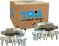 TRQ Front Driver and Passenger Side Wheel Bearing and Hub Assembly Set 2 Piece Compatible with 2008-2010 Dodge Ram 4500 2008-2010 Ram 5500 2011-2018 Ram 4500 2011-2018 5500
