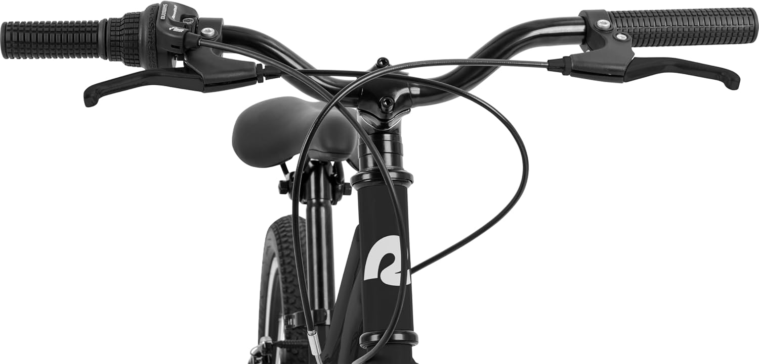 Retrospec Dart Kids Bike - 7-Speed Hybrid Bicycle for Ages 6-11 with 29in All-Season Tires & Shock Absorption - Adjustable Height Youth Bike with V-Brakes & Smooth Gear Shifting