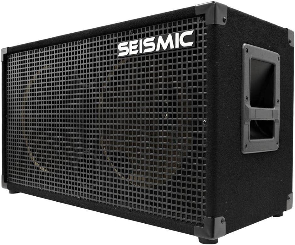 Seismic Audio - SA-212Empty-USA - Empty 2x12 Guitar Speaker Cabinet with Interchangeable USA Grille