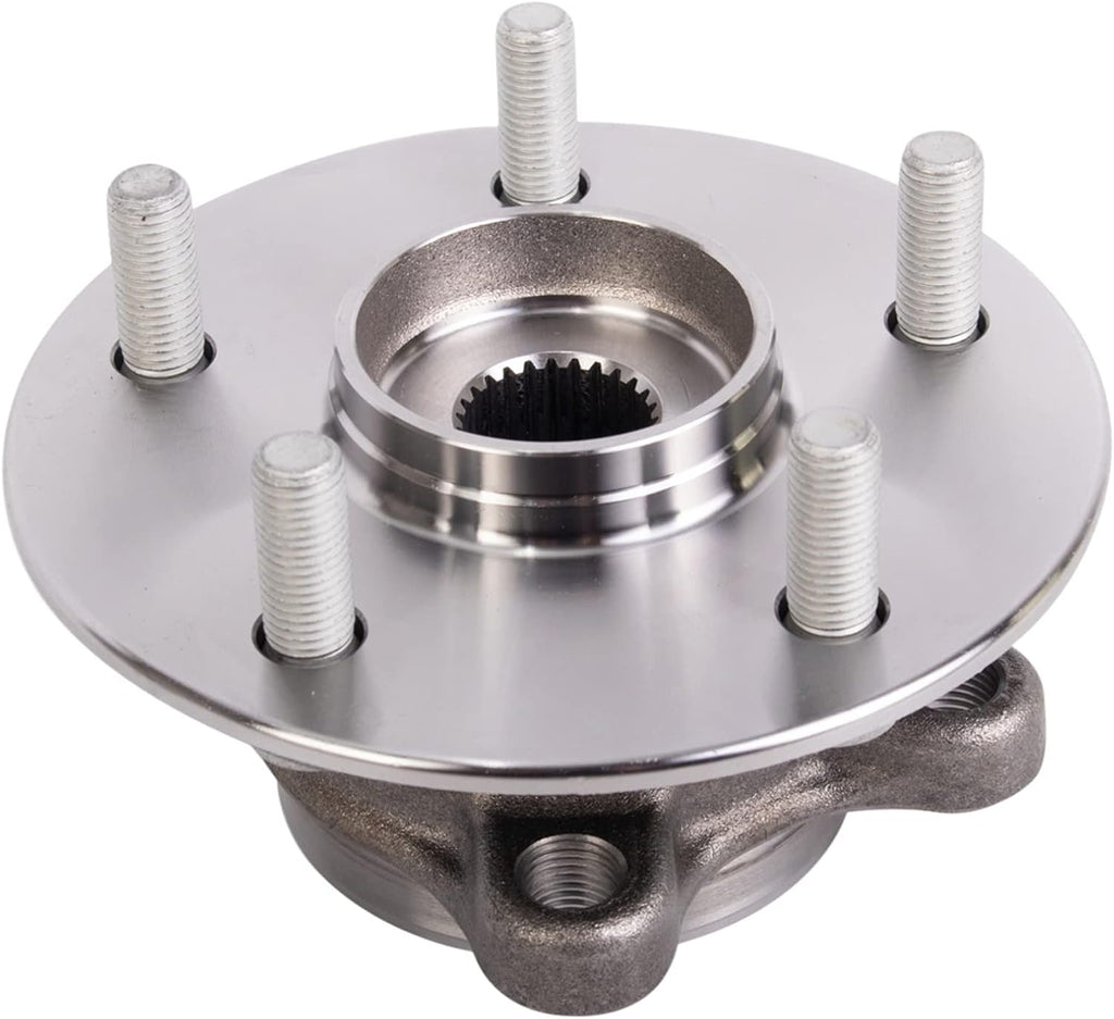TRQ Front Left and Right Wheel Bearing and Hub Assembly Set 2 Piece Compatible with 2019-2022 Lexus UX200 2019-2023 UX250h 2018-2022 Toyota C-HR