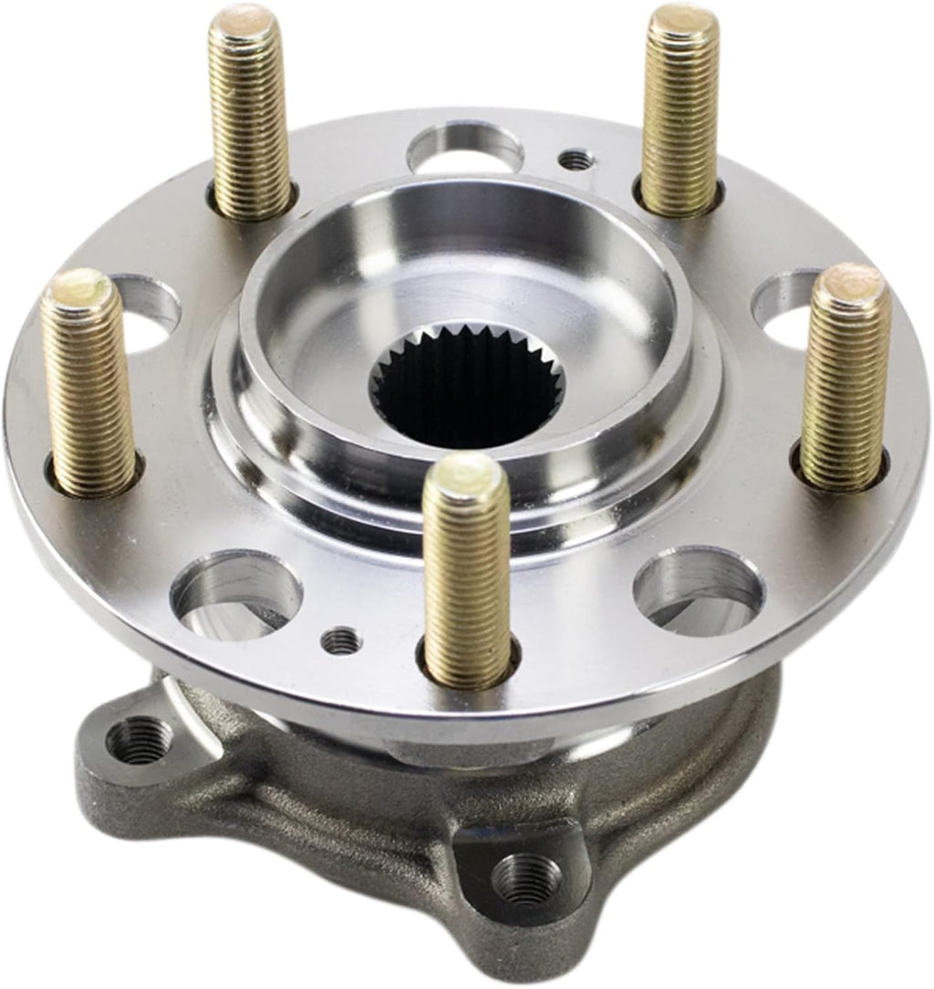 TRQ 2 Piece Rear Wheel Bearing & Hub Assembly Set AWD Compatible with 2016-2021 Hyundai Tucson Kia Sportage