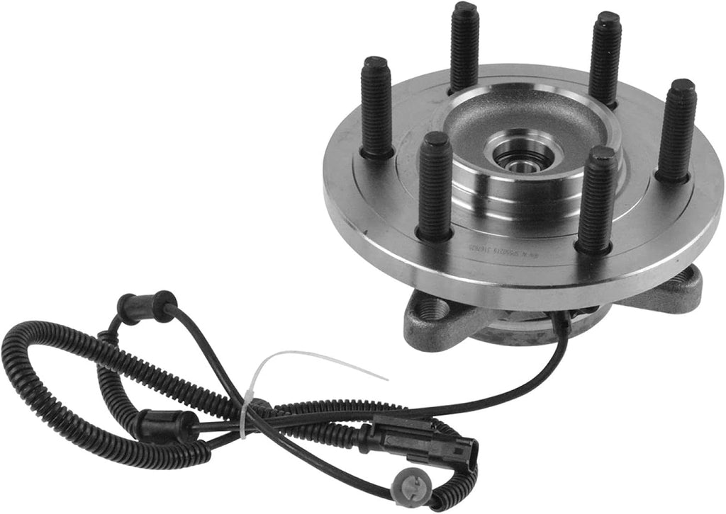 TRQ Front Wheel Bearing and Hub Assembly Compatible with 2010 Ford F-150 AWD 6 Lug Wheels 2011-14 4WD 2011-14 Expedition 2011-14 Lincoln Navigator