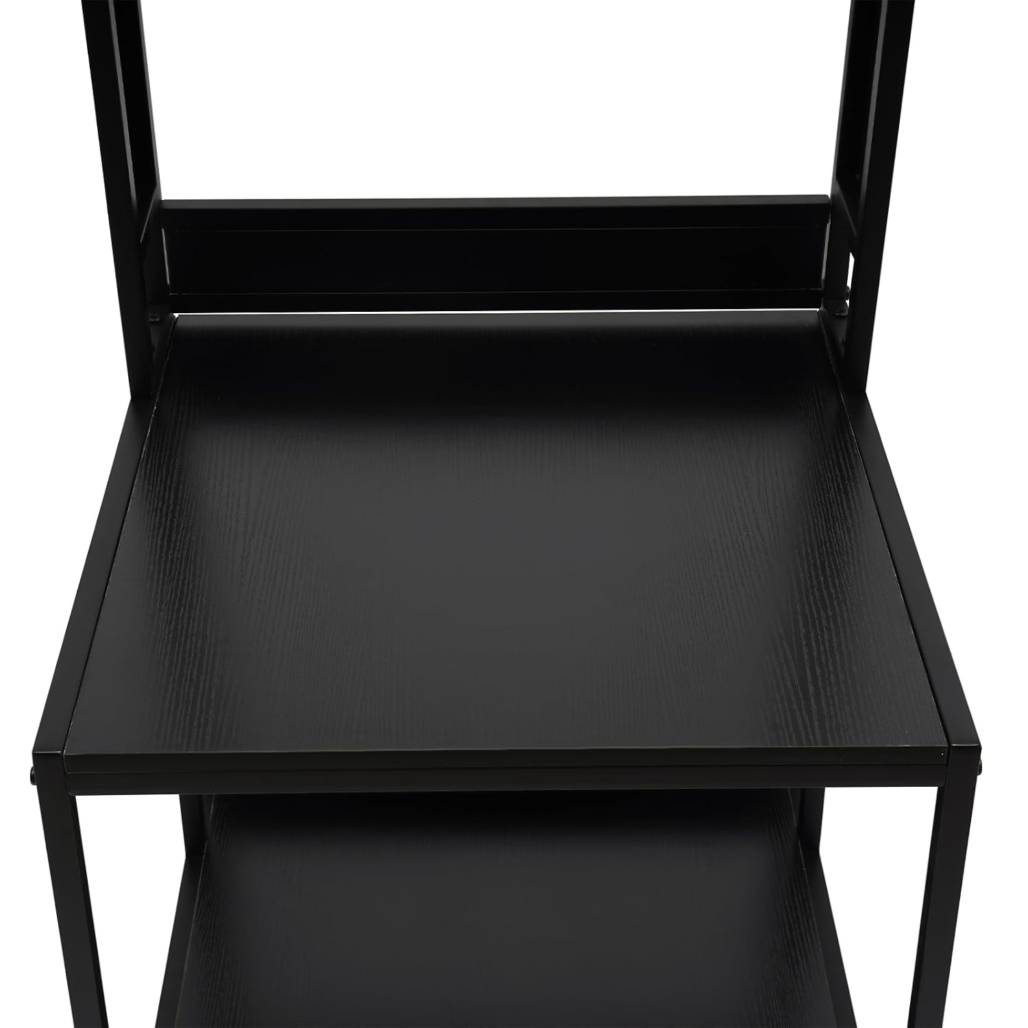 3D Printer Stand with Filaments Storage, 2-Tier 3D Printer Table Cart Desk with Wheels for Workshop Studio Office, 23.6' X 23.6' X 69', 110lbs Capacity (Black)