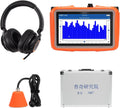 Underground Water Leak Detector, 0.5m Indoor Find Water Leak Device with High-Definition Display Screen, Professional Headphones Carry Case - L40
