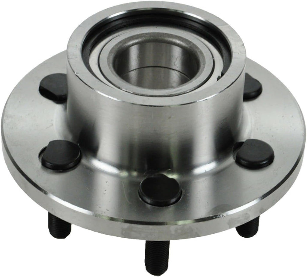 TRQ Front Wheel Bearing and Hub Assembly Set 2 Piece Compatible with 97-03 Dodge Dakota RWD Left and Right 2 Wheel ABS 04 Dakota RWD Left and Right Rear Drum Brakes
