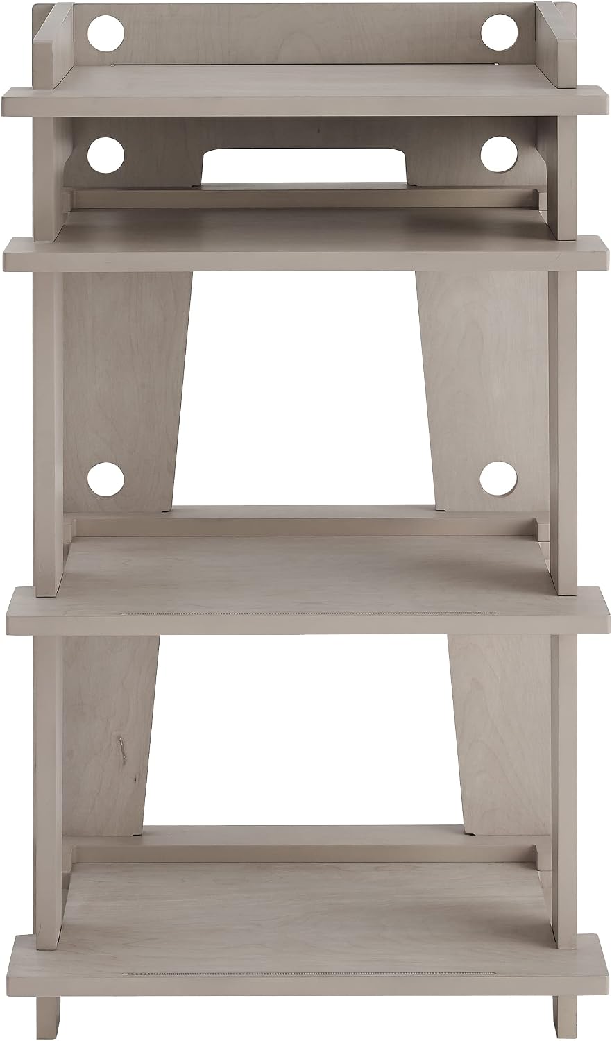 Crosley Furniture Soho Record Player Stand, Media Console with Vinyl Storage, Modern Home Organizer, Gray