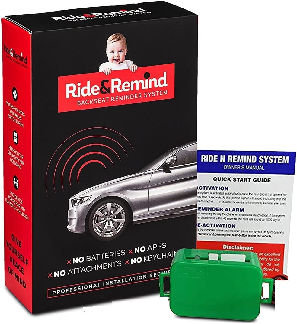 Car Alarm - Back Seat Reminder System - Baby Car Seat Reminder Alarm - Perfect for Children & Pets (Must be Professionally Installed)
