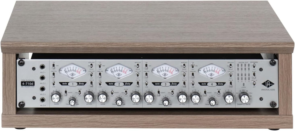 Gator Frameworks Elite Furniture Series 2U Wood Desktop Studio Rack in Driftwood Grey Finish (GFW-ELITERK-2U-GRY)